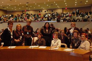 Junta directiva con las miebros de ASODAME