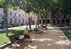 Una de las zonas tranquilas de El Raval