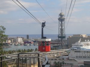 Teleférico puerto de Barcelona 