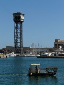 Teleférico puerto de Barcelona, Torre de San Sebastián