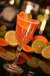 Cóctel con frutas