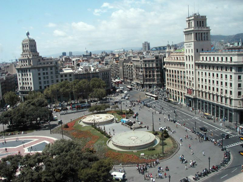 Vistas de Plaza Cataluña