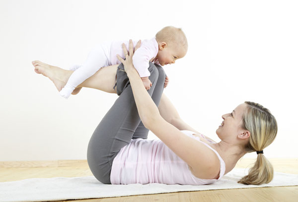 Pilates con bebés en Barcelona