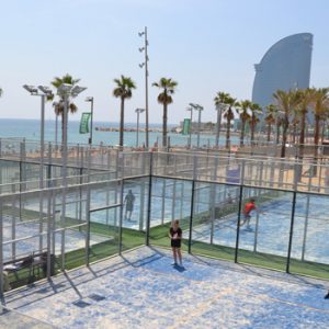 padel en la barceloneta