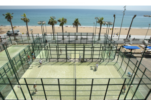 padel en la barceloneta