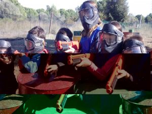 que hacer con niños en barcelona, paintball barcelona