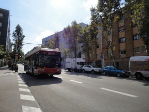 red de autobuses en Barcelona