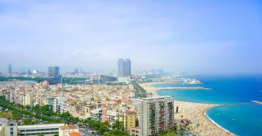 playa puerto olimpico barcelona