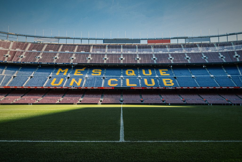 Estadio Camp Nou de día en Barcelona