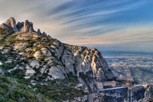 vistas de montaña de Montserrat