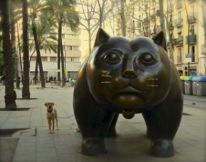 la escultura del Gat del Raval