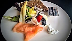 Imagen de un plato de un brunch