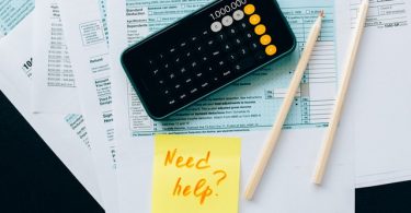 calculadora y documentos