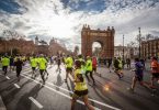 personas en la Marató de Barcelona