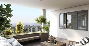 terraza decorada en Barcelona