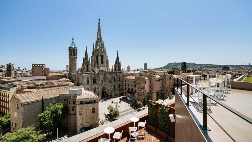 Terraza panorámica Hotel Colón