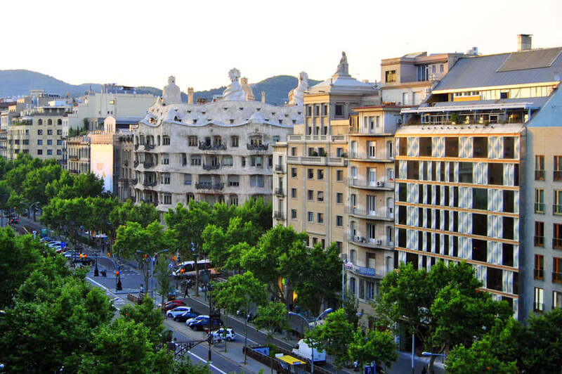 Paseo de Gràcia en Barcelona