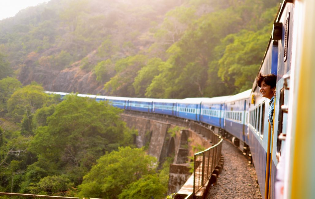 India en tren