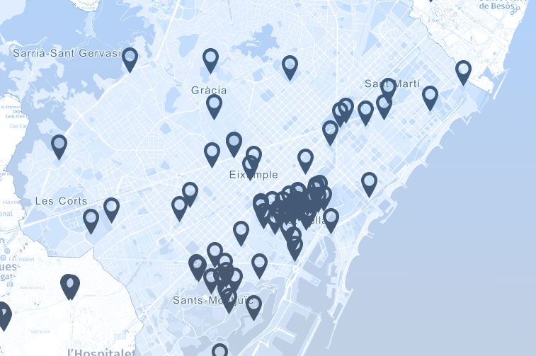 Mapa de la Nit dels Museus 2023