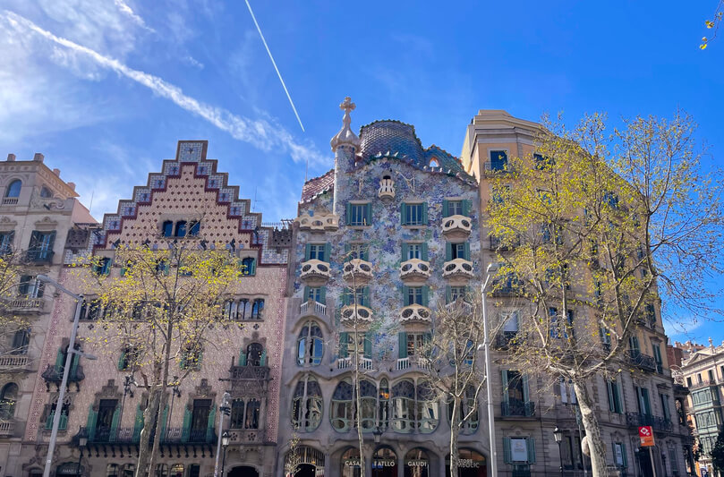 Edificios modernistas en Barcelona