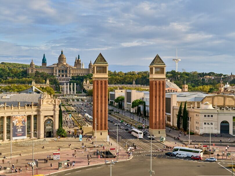 Torres Venecianas Plaza España de Barcelona